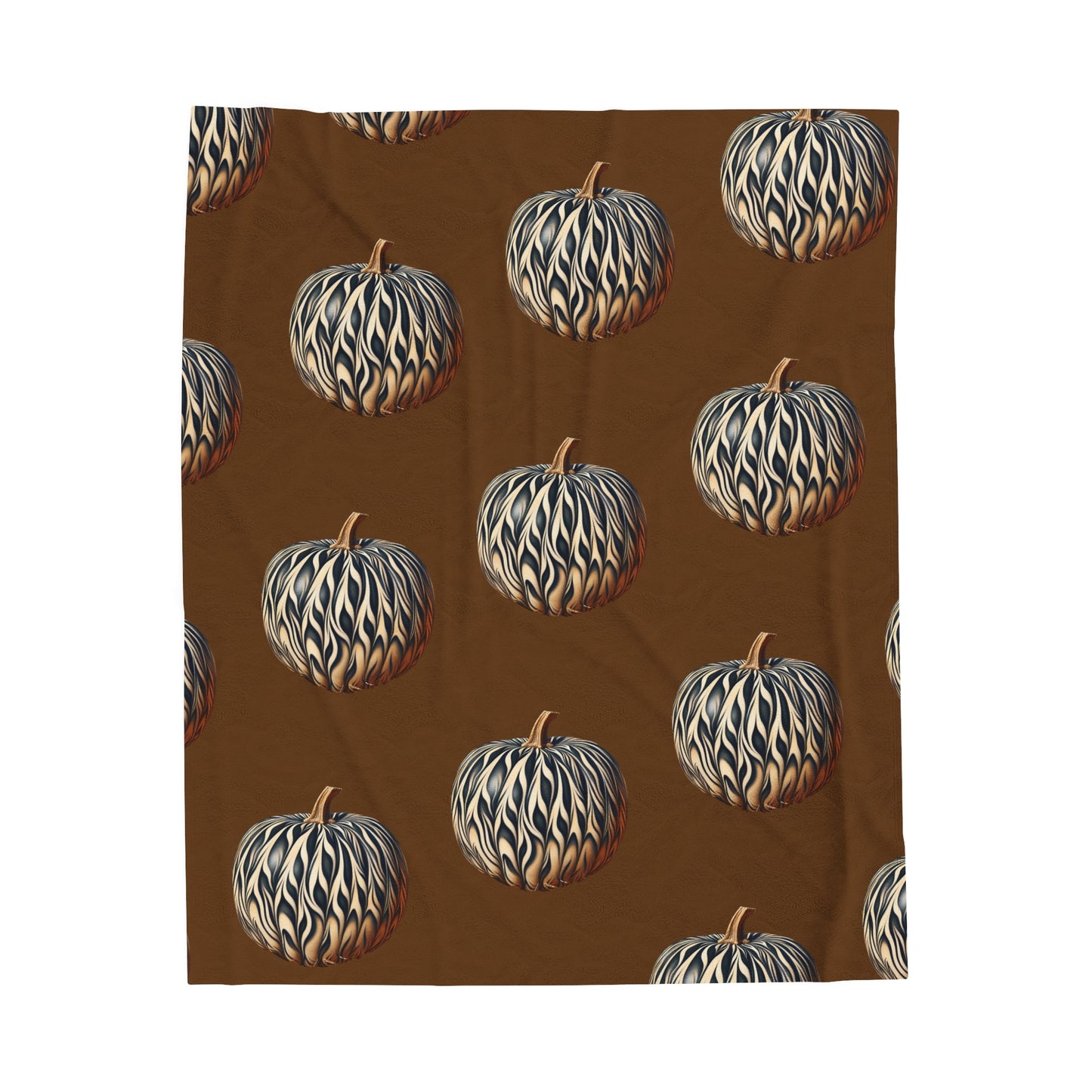 Pumpkin Fall Home Decor Velveteen Plush Blanket