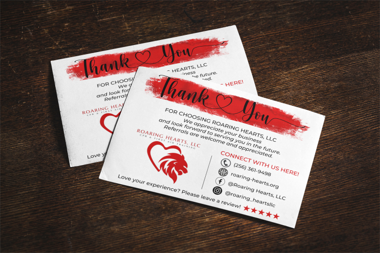Business Thank You Cards - 4" x 6"