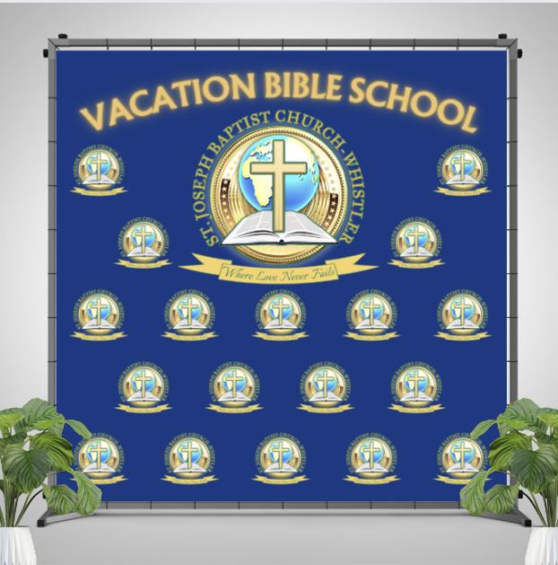 Step and Repeat Custom Vinyl Banner Backdrop - RUSH or STANDARD Turnaround