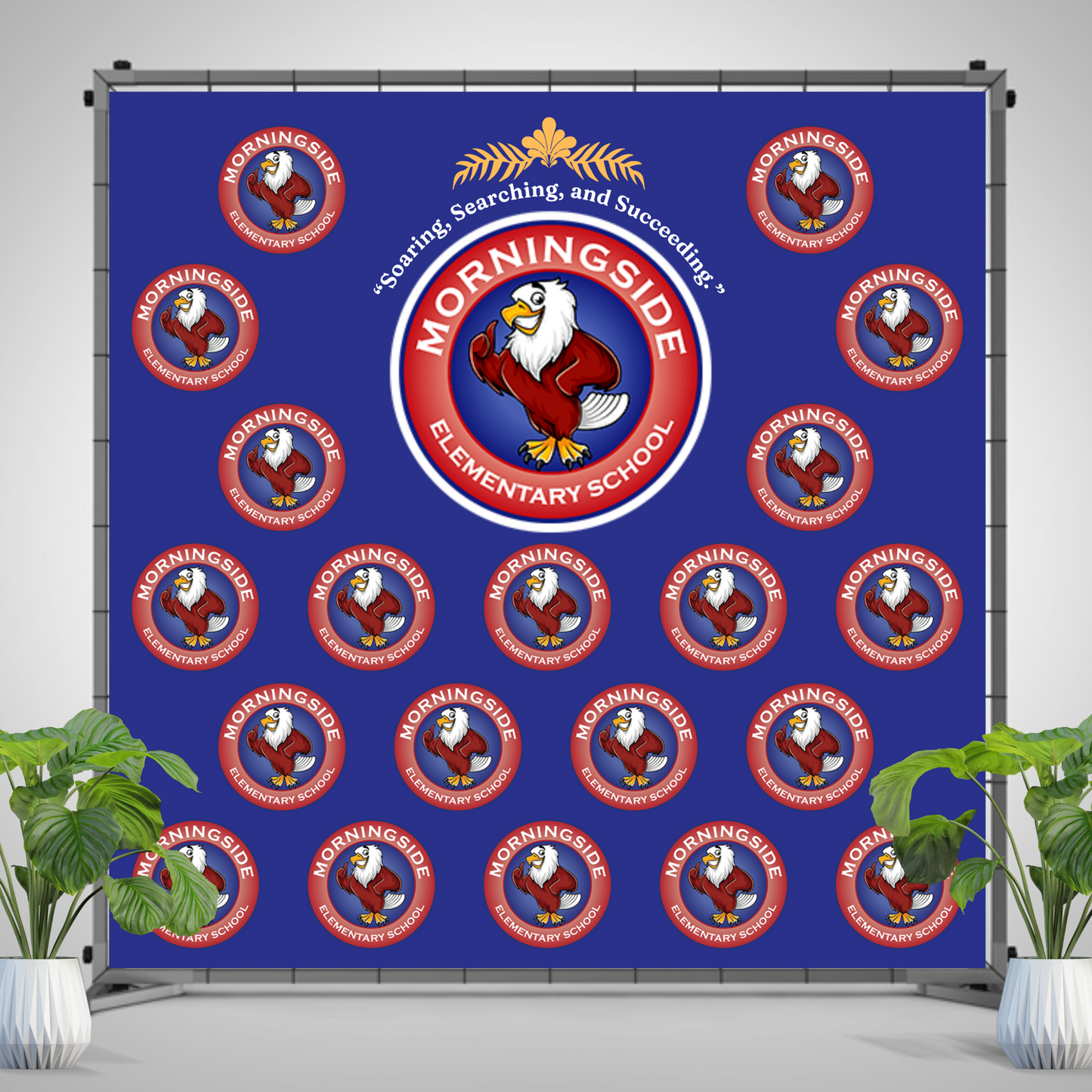 Step and Repeat Custom Vinyl Banner Backdrop - RUSH or STANDARD Turnaround