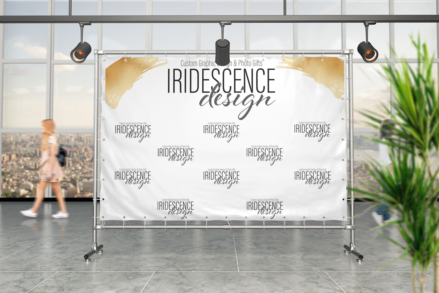 Step and Repeat Custom Vinyl Banner Backdrop - RUSH or STANDARD Turnaround