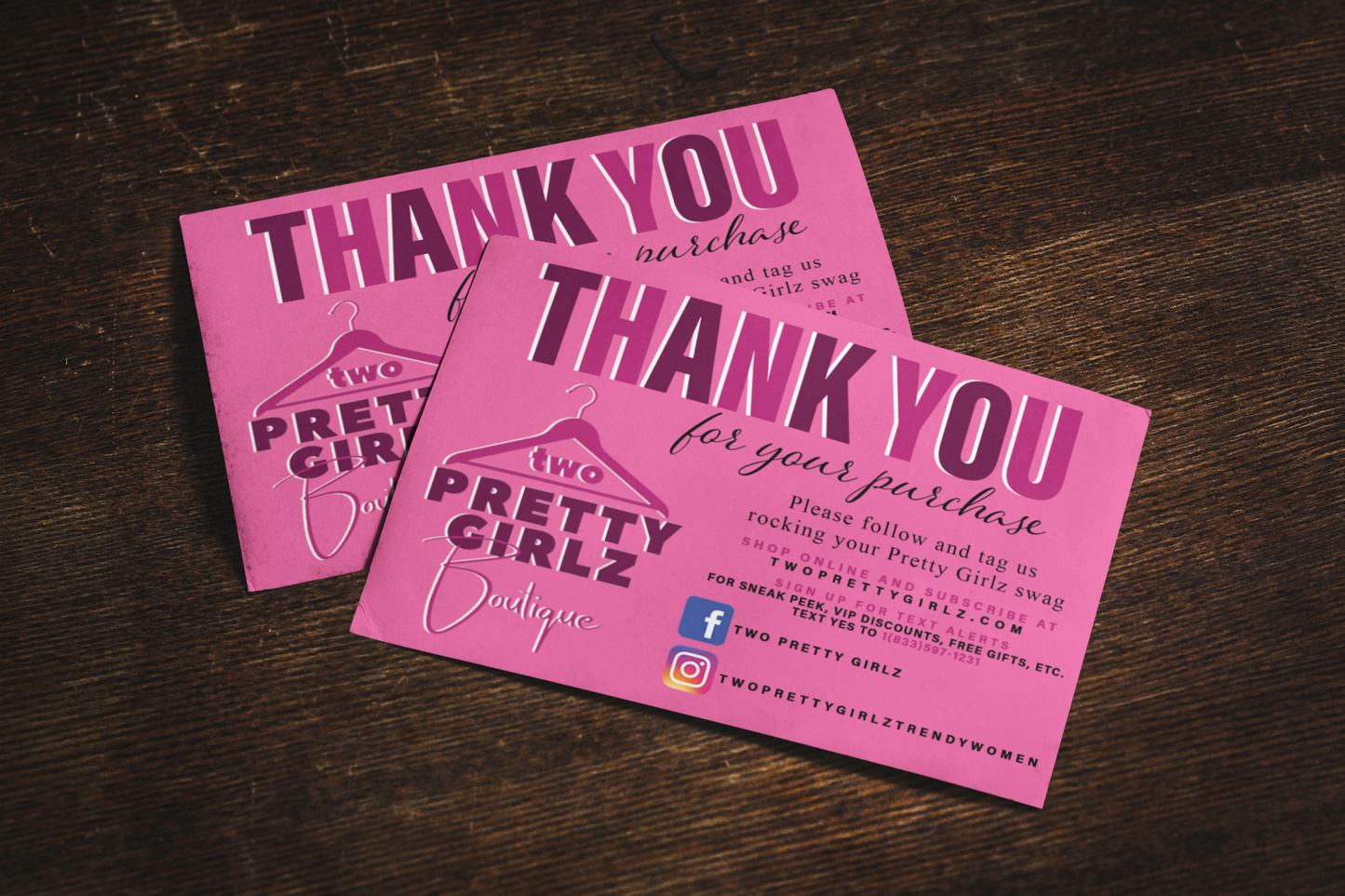 Business Thank You Cards - 4" x 6"