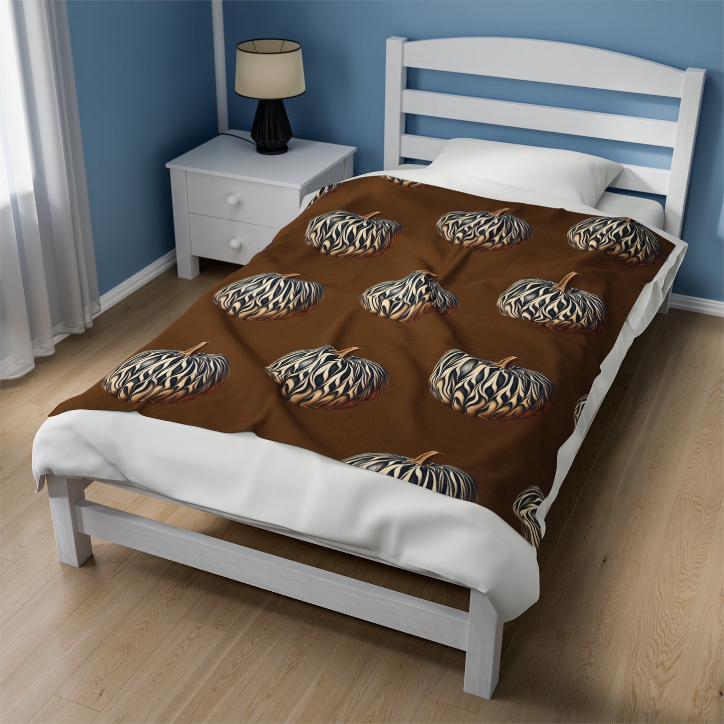 Pumpkin Fall Home Decor  Velveteen Plush Blanket