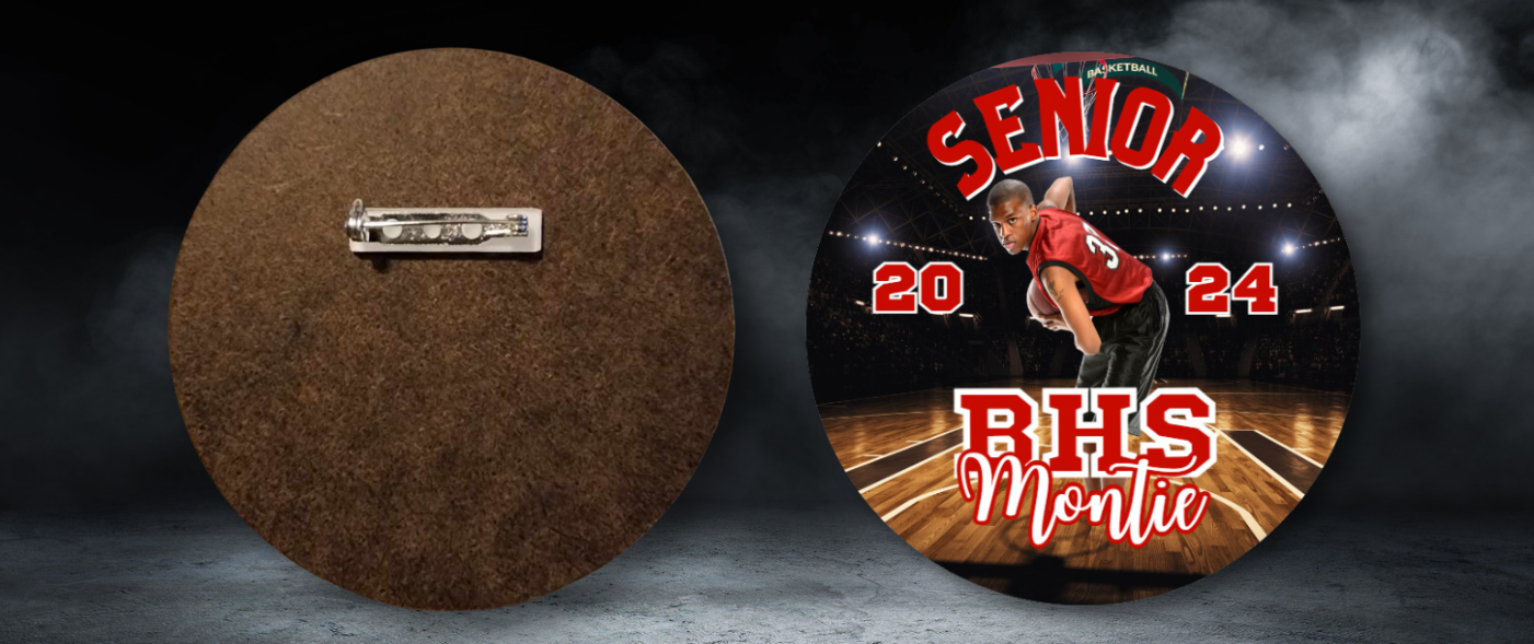 Senior Brag Button Pins