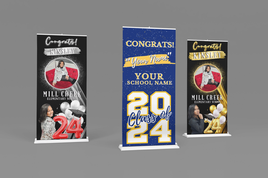 Graduation Banner only(Without stand) - 2ft x 6ft