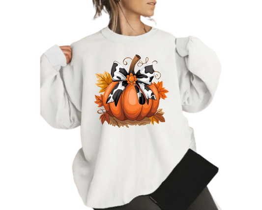 Cozy Cow Fall Sweatshirt – Autumn Vibes, adult, toddler, baby